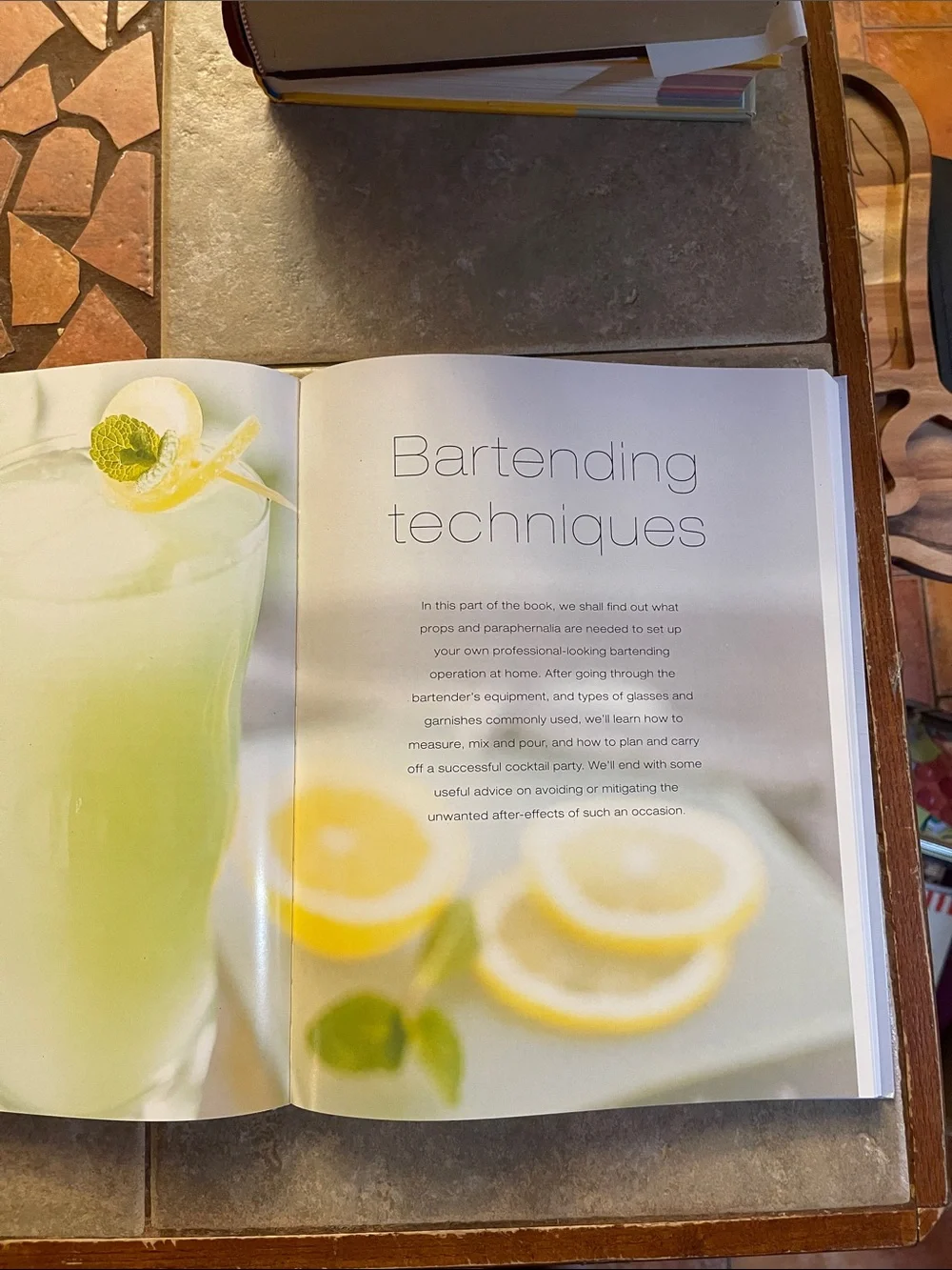 The Ultimate Book of Cocktails by Stuart Walton - Blue Cover